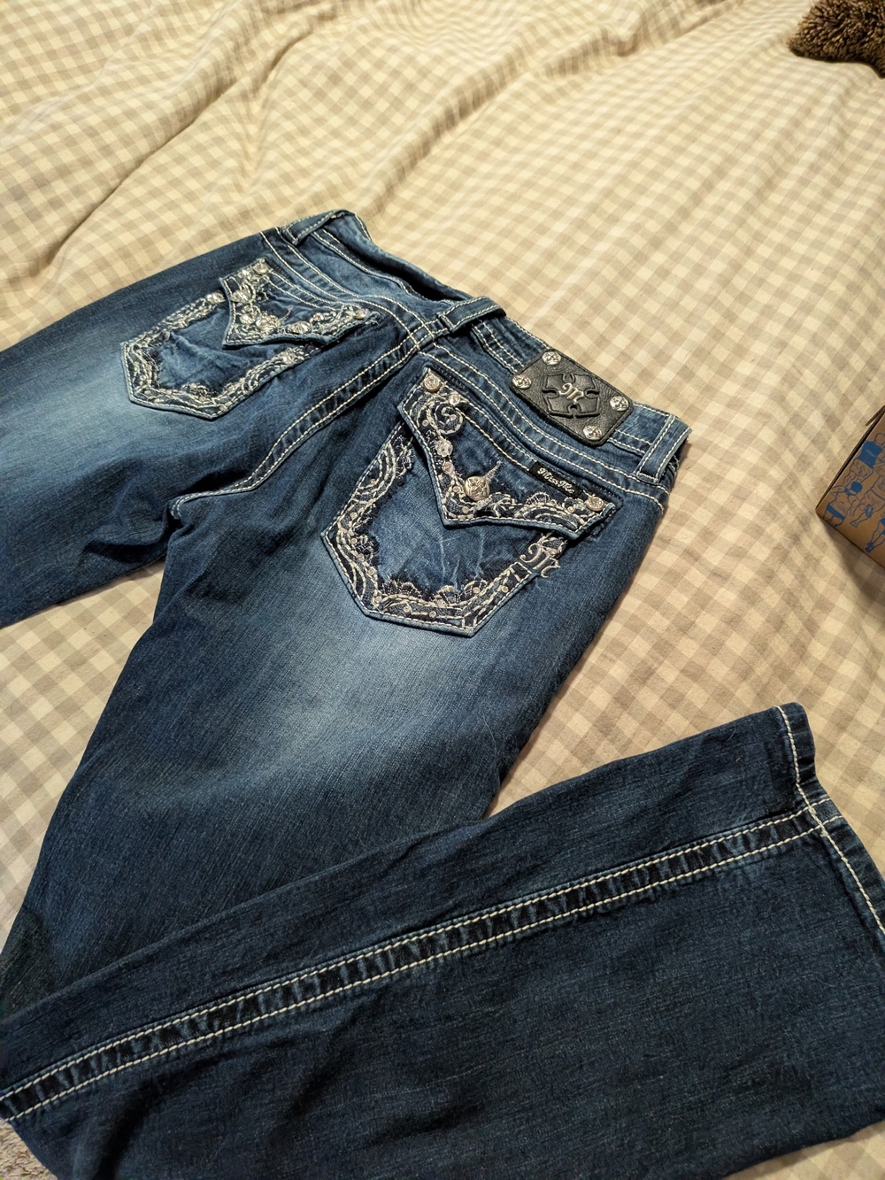 Miss Me Women’s Bootcut Jeans • Size 30 • Embellished Pockets